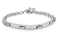 Bracelet Sagapo Man in Steel STI15